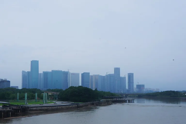 Aerial view of Yiwu International Trade City, the world's largest small-commodities market