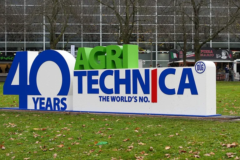 Agritechnica 40th anniversary logo at the 2025 show in Hanover
