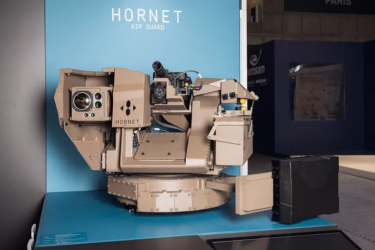 Armoured vehicle on display at Eurosatory 2022 in Paris