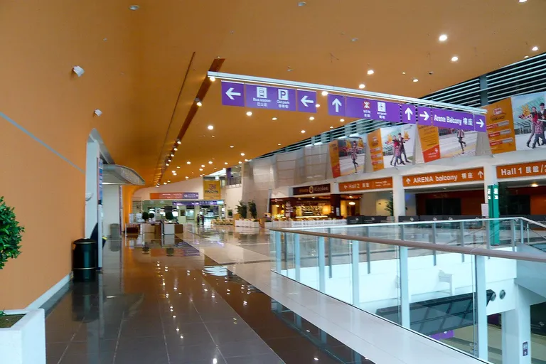AsiaWorld-Expo exhibition centre next to Hong Kong International Airport