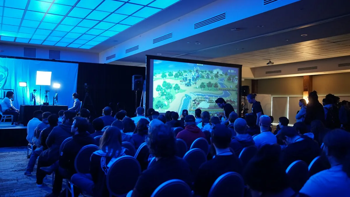 Audience at a business conference