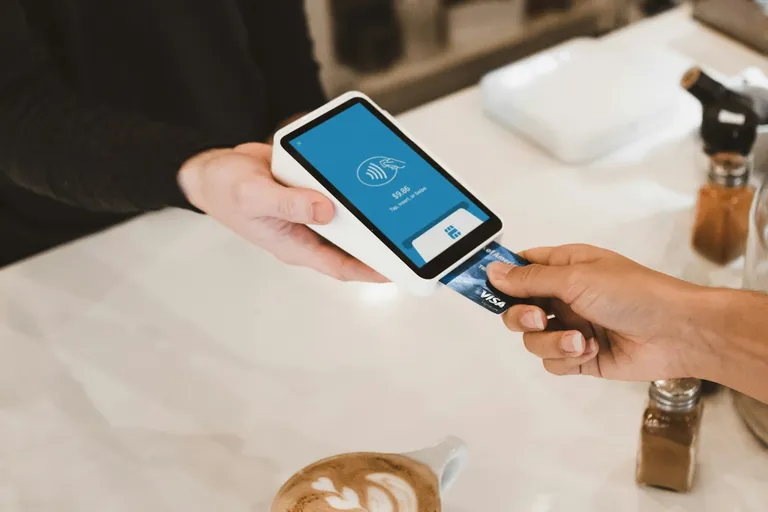 Card payment on a handheld terminal