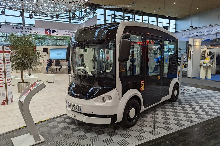 Commercial vehicle exhibit at the IAA in Hanover