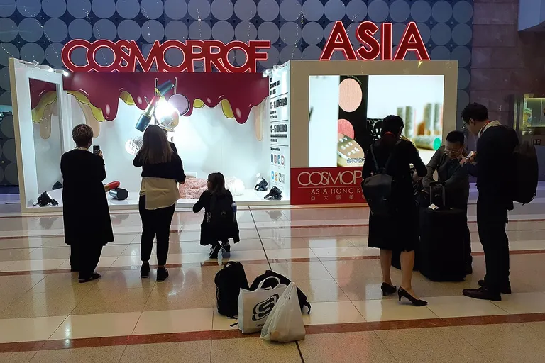 Cosmoprof Asia exhibition at the Hong Kong Convention and Exhibition Centre