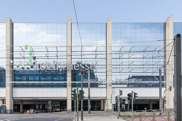 East entrance of Koelnmesse, host of BIO-Europe 2026