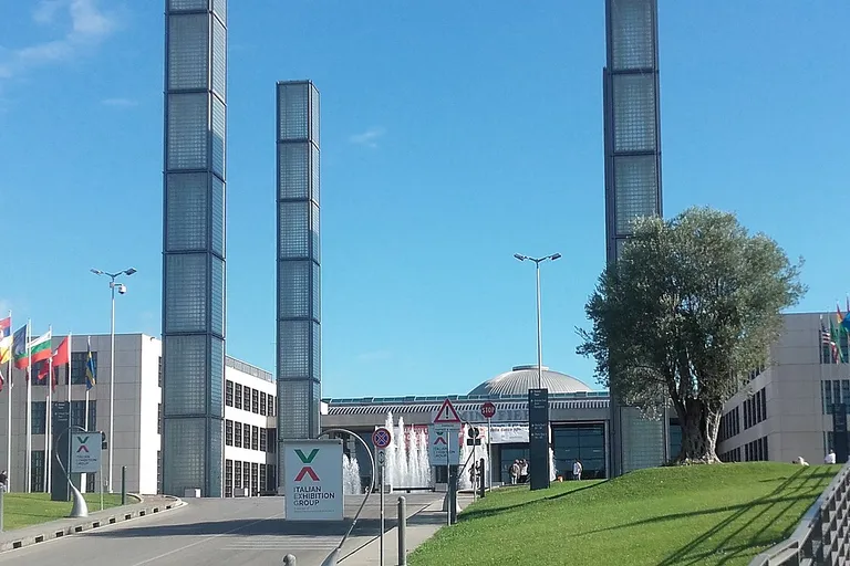 Entrance to the Rimini Expo Centre, home of Ecomondo