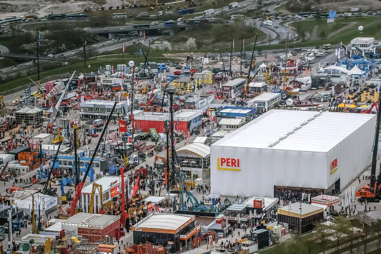 Exhibition grounds at bauma, the construction machinery trade fair