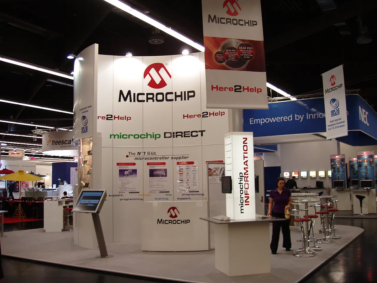 Exhibitor stand at embedded world in Nuremberg