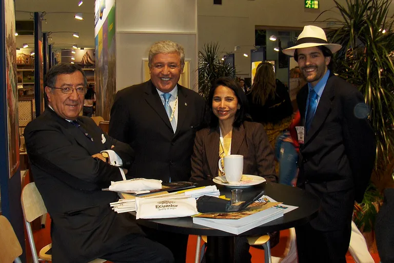 Exhibitor stands at World Travel Market London