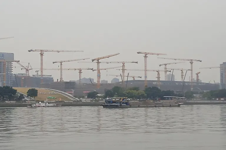 Halls of the Canton Fair Complex in Pazhou, Guangzhou, where GILE is held