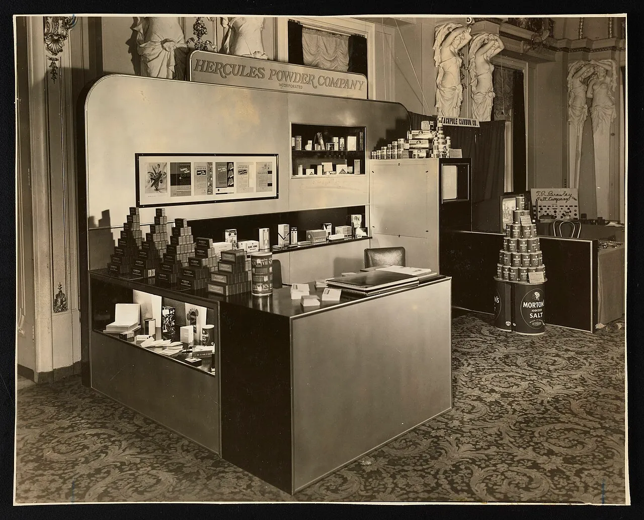 Historic packaging exhibition display from 1936