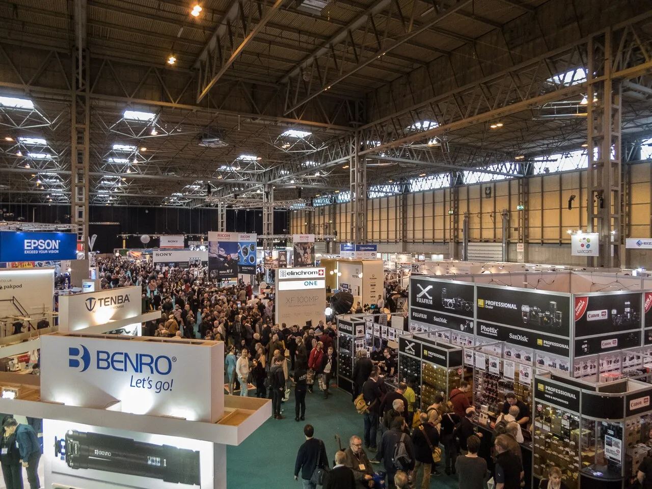 Inside Hall 5 at the NEC Birmingham
