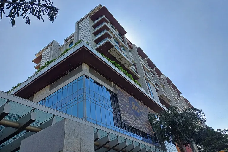 Jio World Centre in Bandra Kurla Complex, Mumbai, venue of Global Fintech Fest