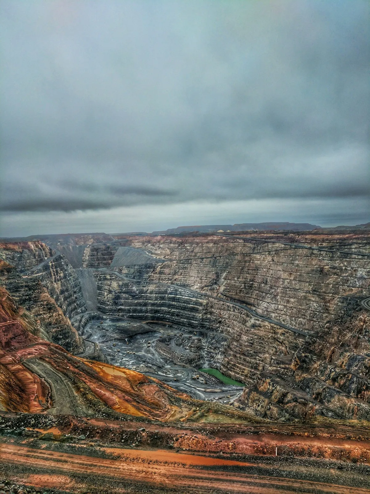 Large open-pit mine