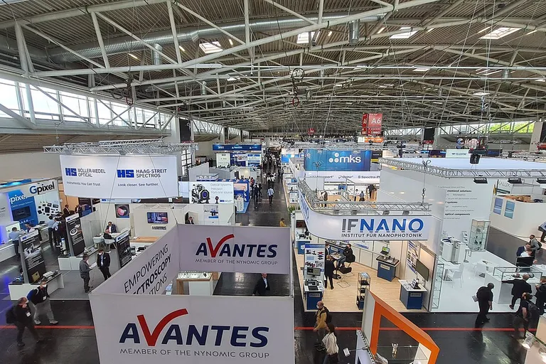 Laser and photonics exhibition stand at LASER World of PHOTONICS