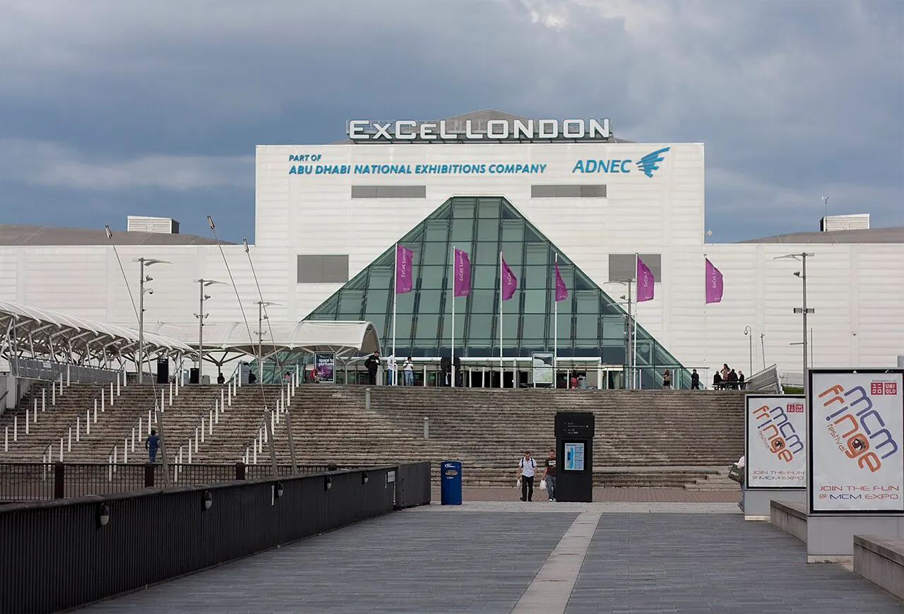 Main entrance of ExCeL London