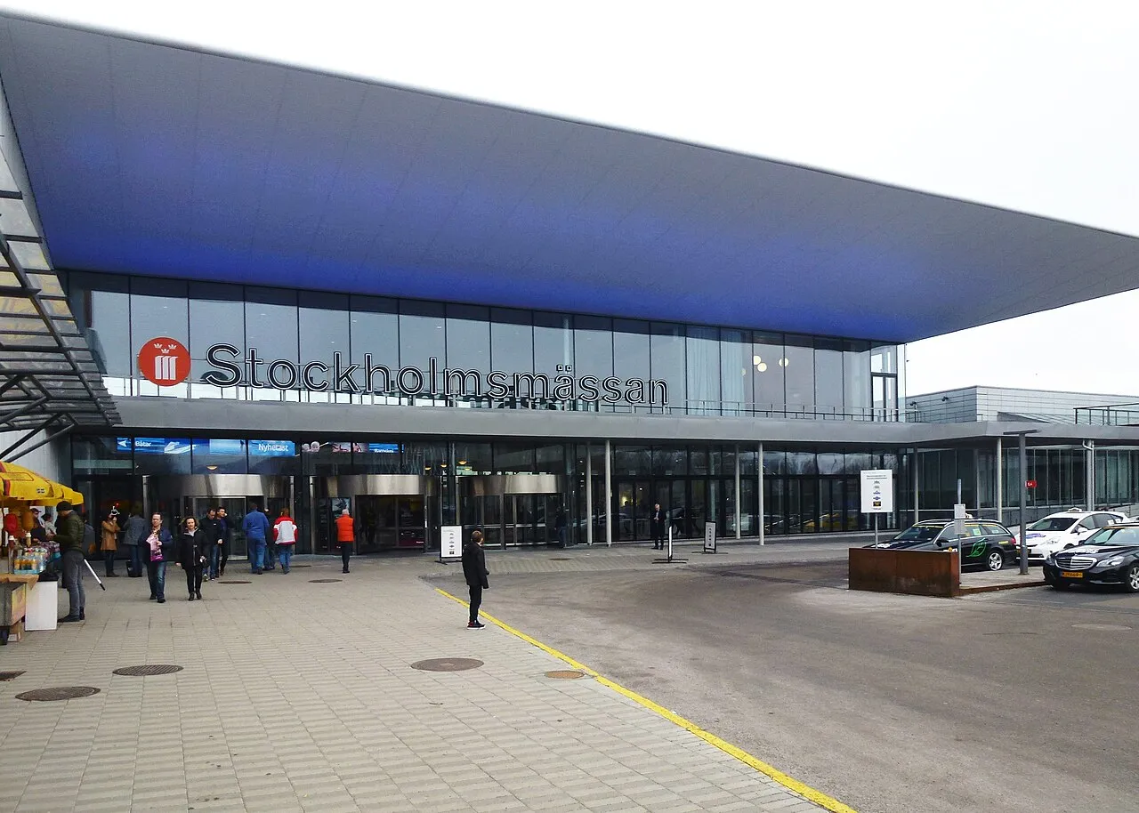Main entrance of Stockholmsmässan