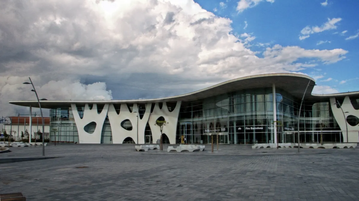 Main entrance of the Fira Barcelona Gran Via venue