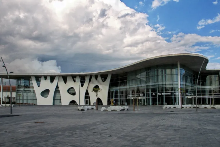 Main entrance of Fira Barcelona Gran Via, home of IBTM World