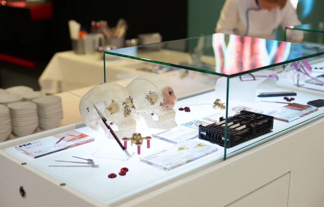 Medical technology display at MEDICA