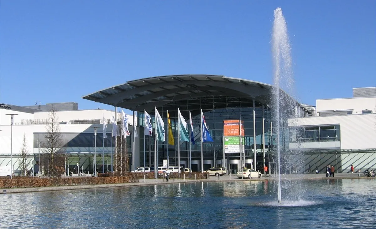 Messe München west entrance area