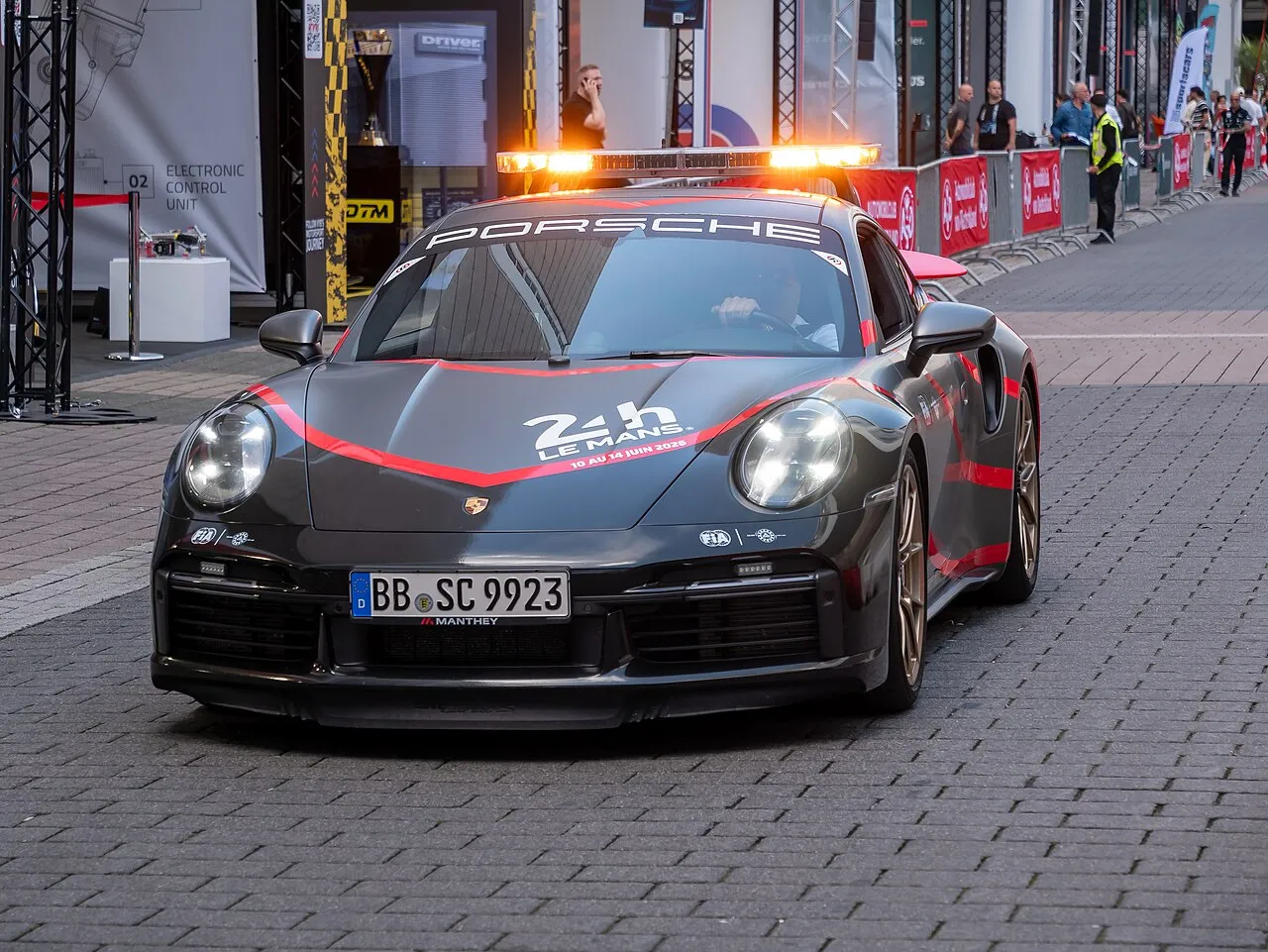 Porsche 911 Turbo displayed at Automechanika 2026