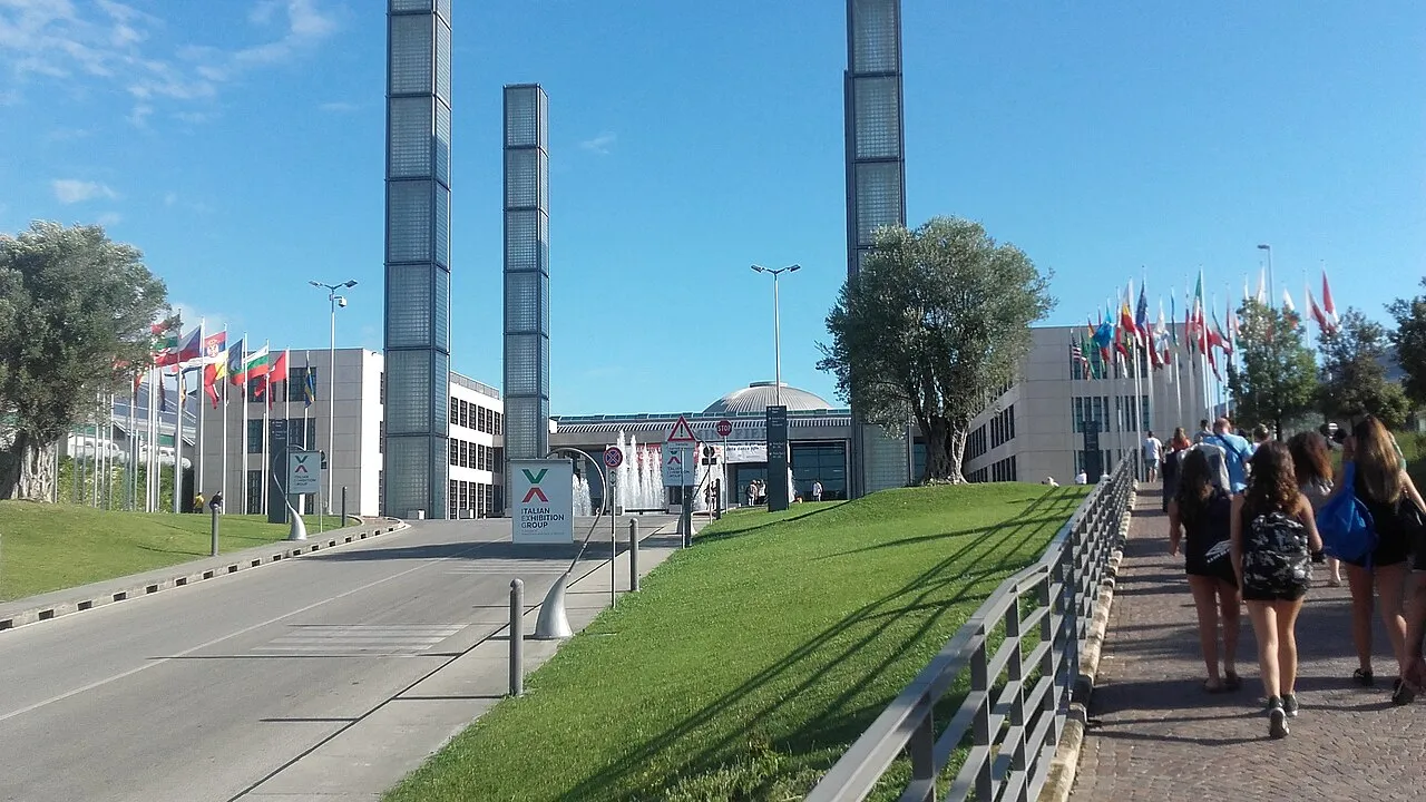 Rimini Fiera exhibition centre entrance