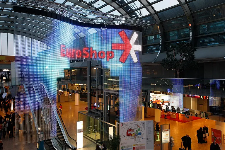 Shopfitting and retail technology stands at EuroShop in Düsseldorf