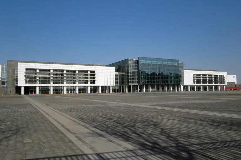 South square of the New China International Exhibition Center in Shunyi, Beijing
