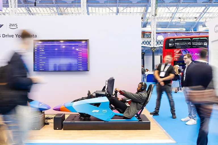 Speakers on stage at London Tech Week 2025