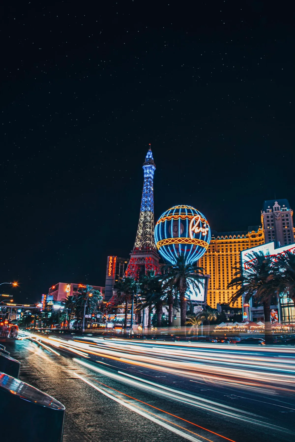 The Las Vegas Strip at night