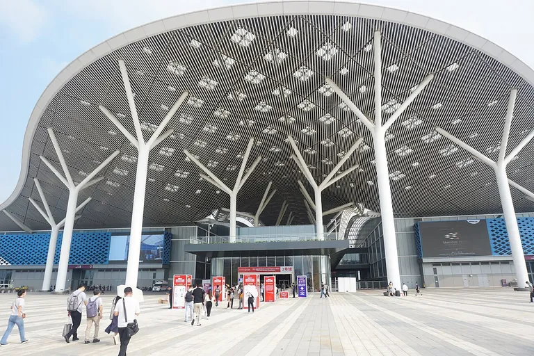 The Shenzhen World Exhibition and Convention Center, venue of the China International Battery Fair