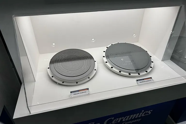 Wafer warmer equipment displayed at SEMICON Korea 2025