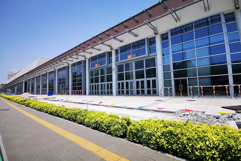 Xiamen International Conference and Exhibition Center by the sea in Xiamen